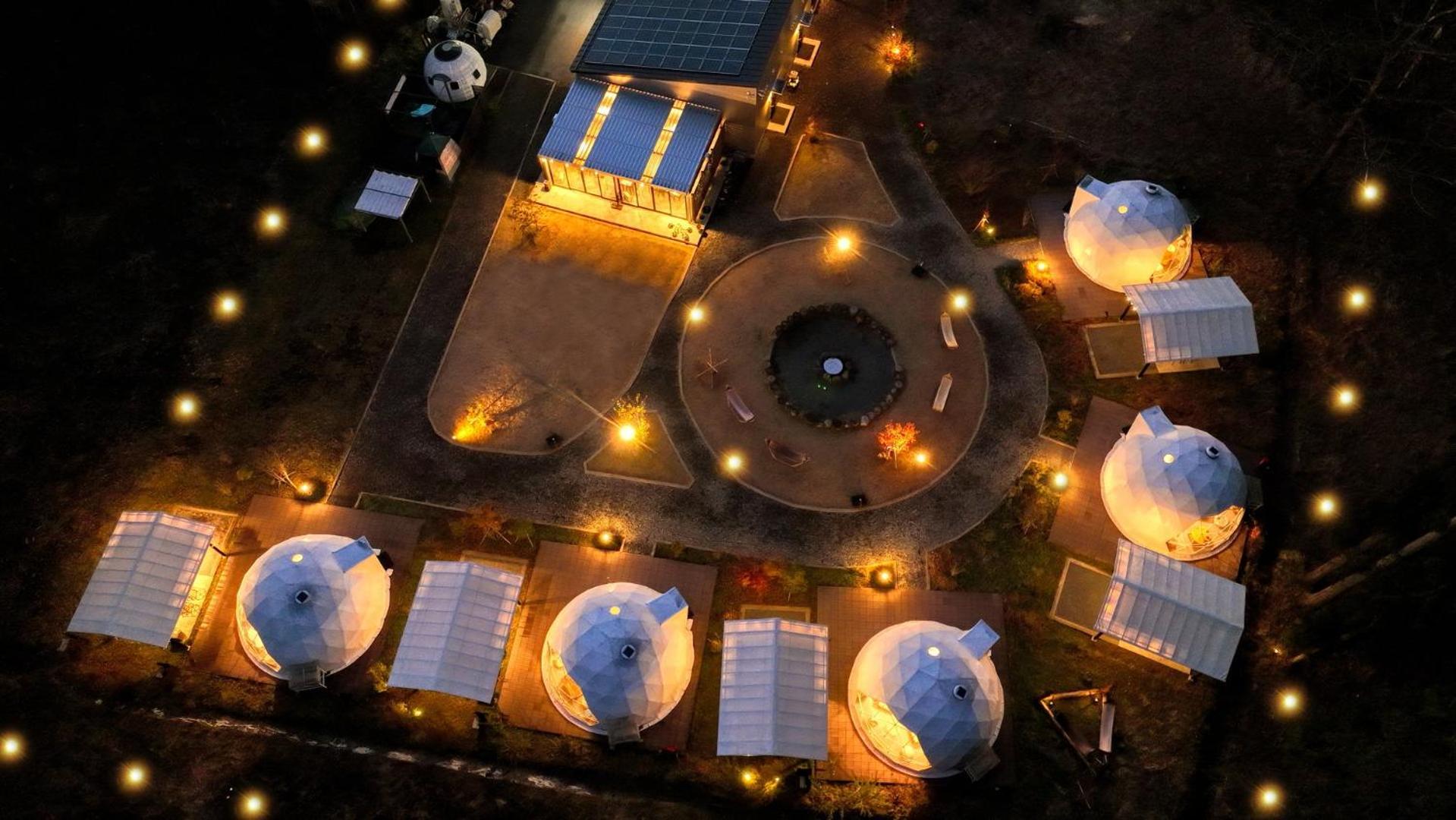 Hoshifull Dome Fuji Hotel Fujikawaguchiko Bagian luar foto